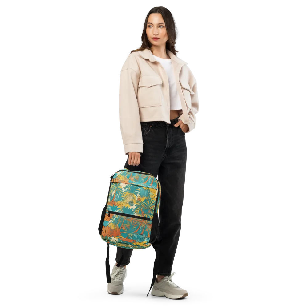 Citrus Jungle on Utility Backpack — Front