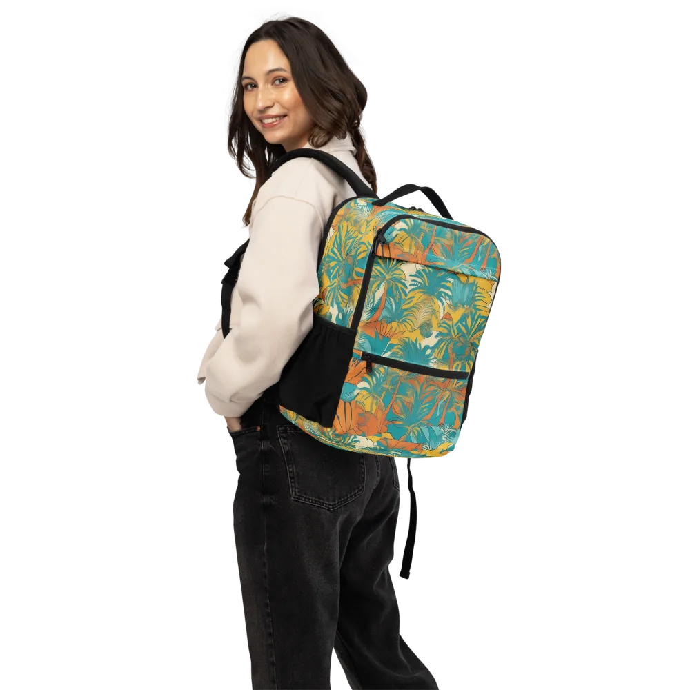 Citrus Jungle on Utility Backpack — Back