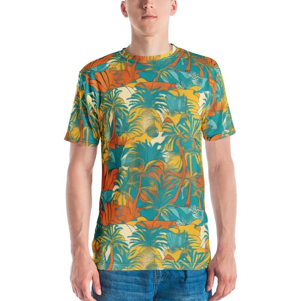 Citrus Jungle on Men's Crew Neck T-Shirt — Front