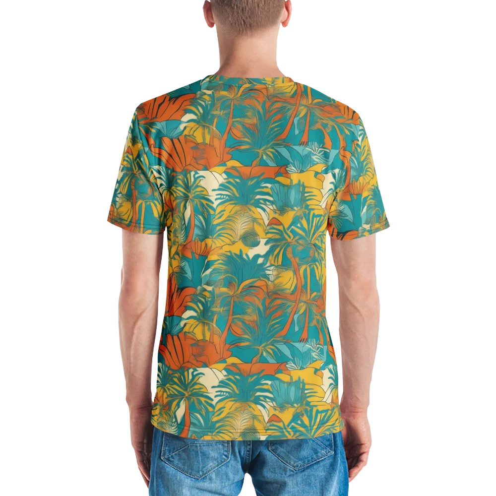 Citrus Jungle on Men's Crew Neck T-Shirt — Back