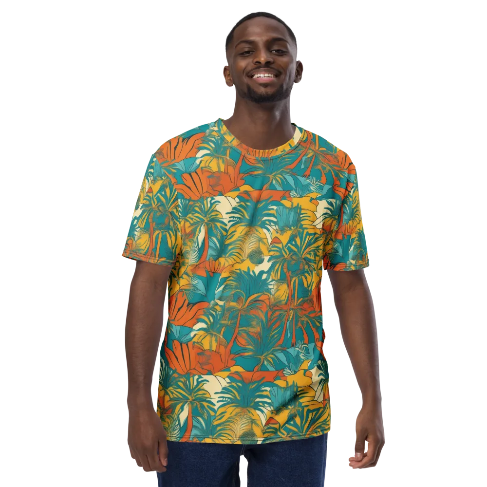Citrus Jungle on Men's Crew Neck T-Shirt — Front