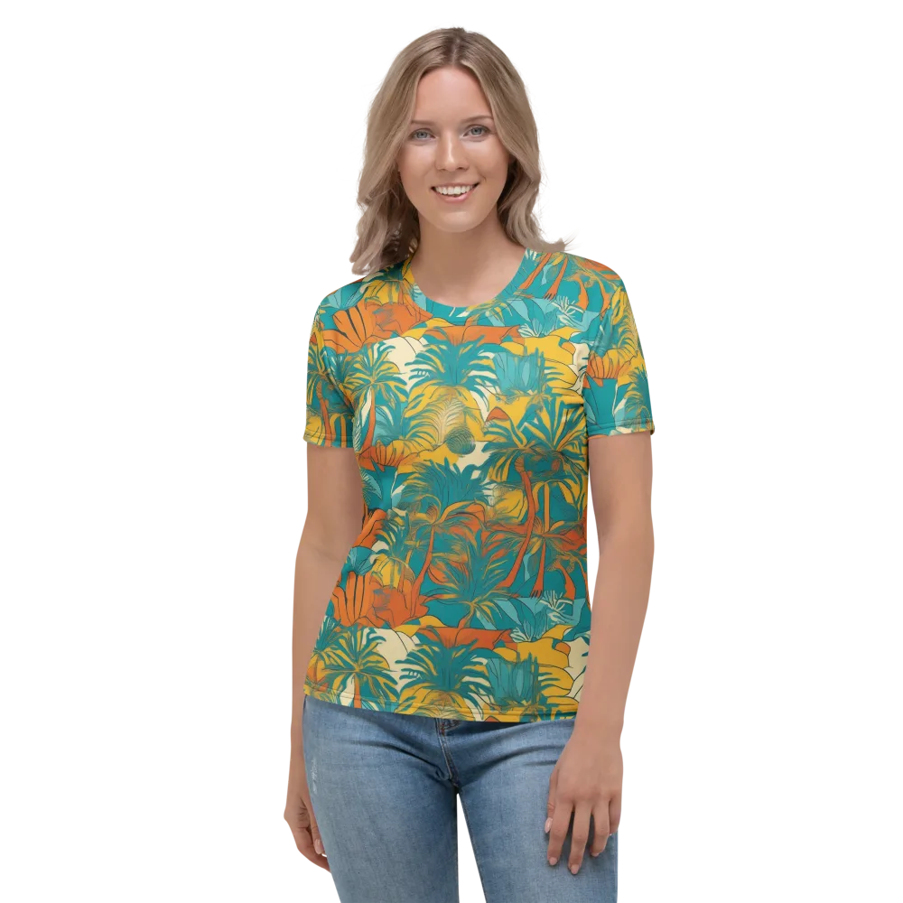 Citrus Jungle on Women's Crew Neck T-Shirt — Front