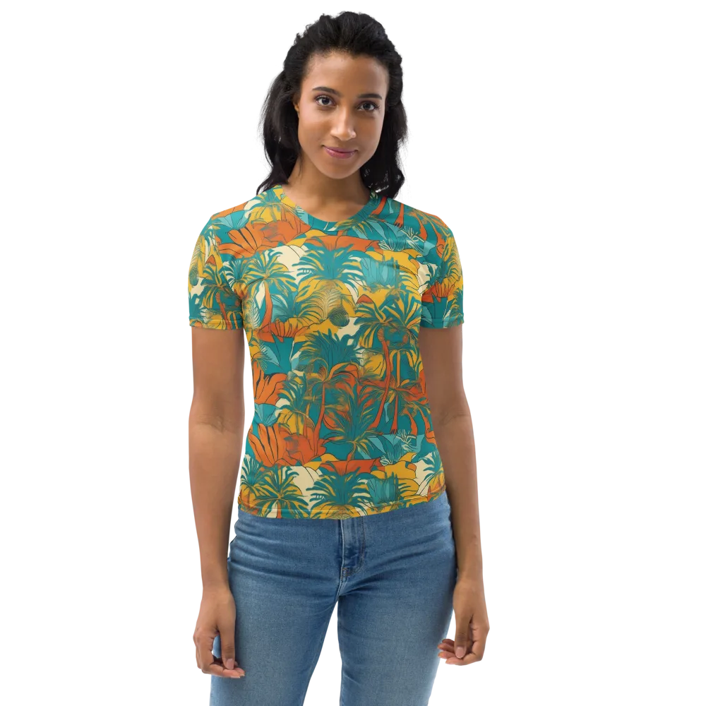 Citrus Jungle on Women's Crew Neck T-Shirt — Front