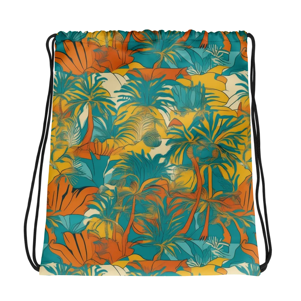 Citrus Jungle on Drawstring Bag — Photo