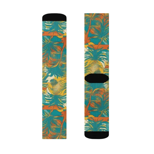Citrus Jungle on a Socks