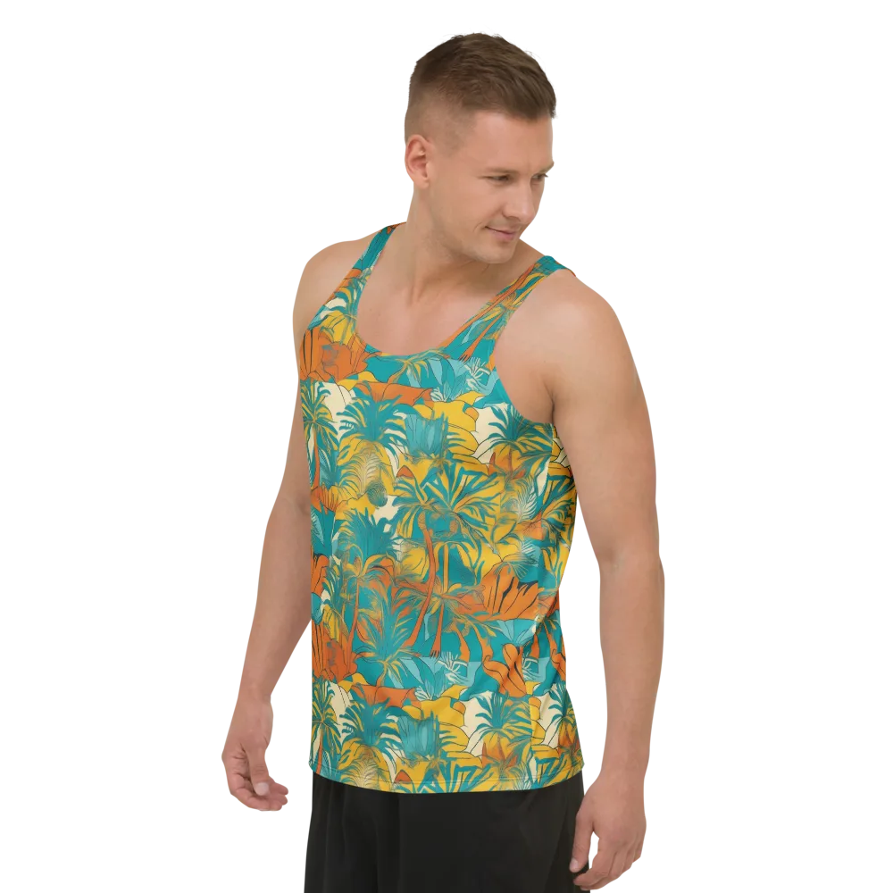Citrus Jungle on Men's Tank Top — Left Front