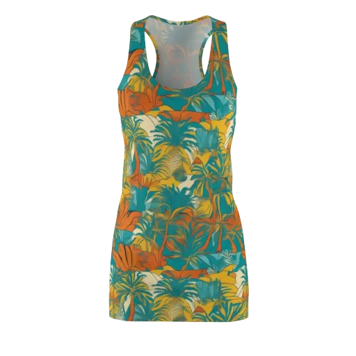 Citrus Jungle on a Racerback Dress