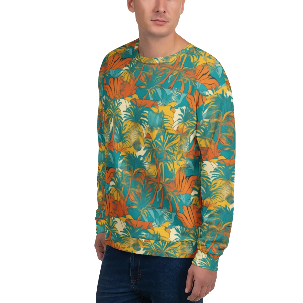 Citrus Jungle on Sweatshirt — Left Front