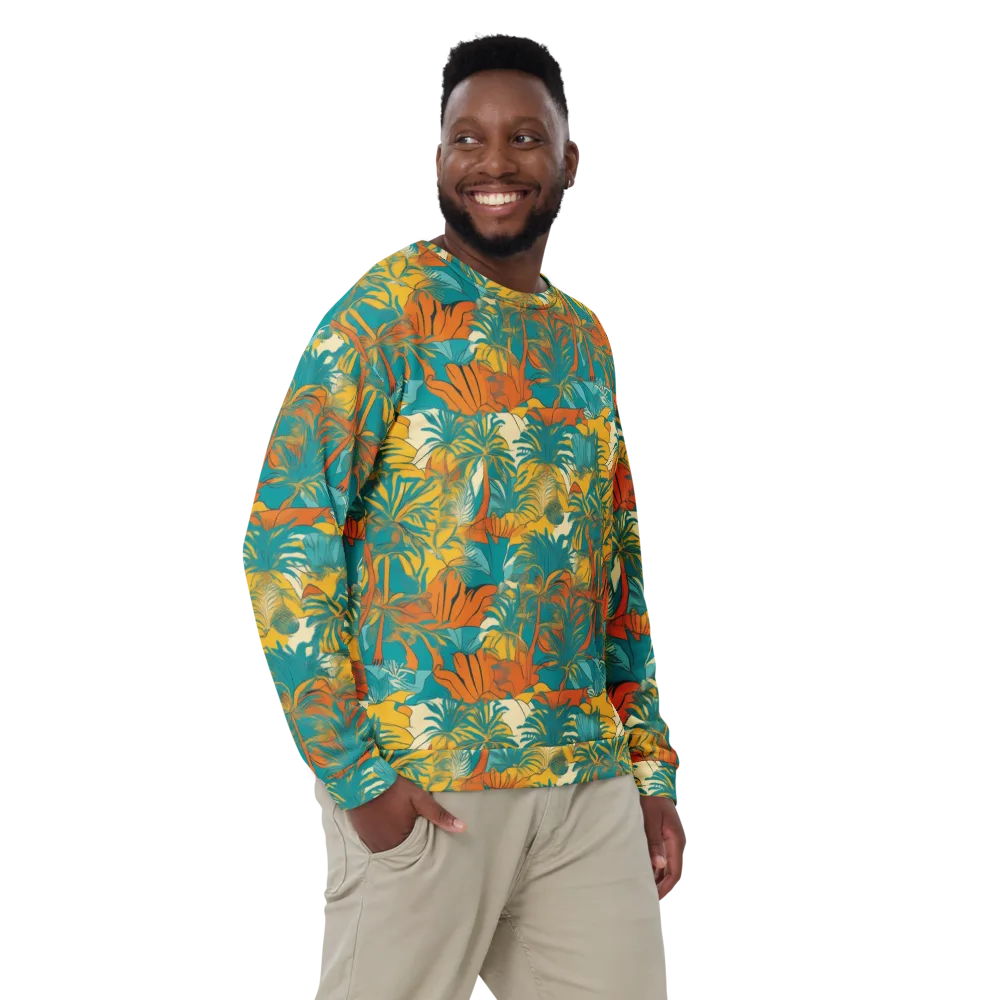 Citrus Jungle on Sweatshirt — Front