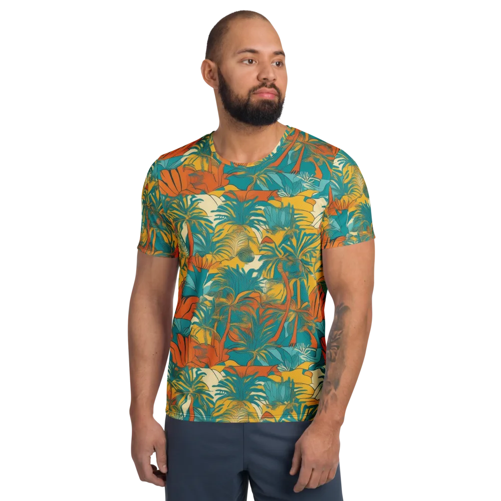Citrus Jungle on Men's Athletic T-Shirt — Front