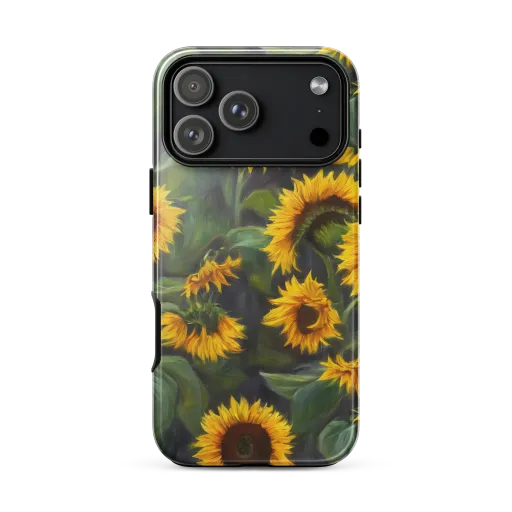 Sunflower Nocturne on a Tough Case for iPhone®