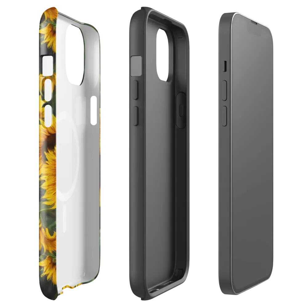 Sunflower Nocturne on MagSafe Tough Case for iPhone® — Front