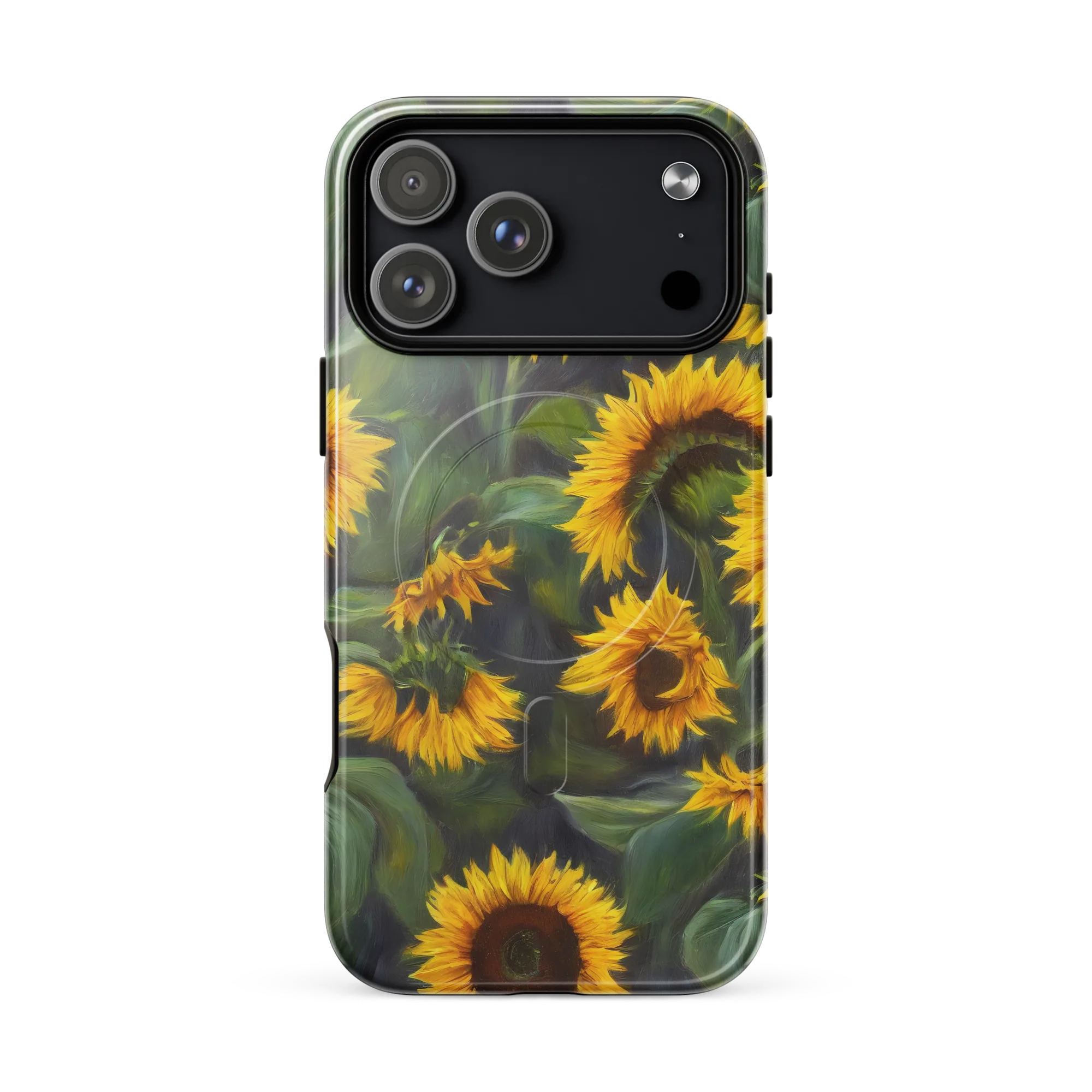 Sunflower Nocturne on MagSafe Tough Case for iPhone® — Front