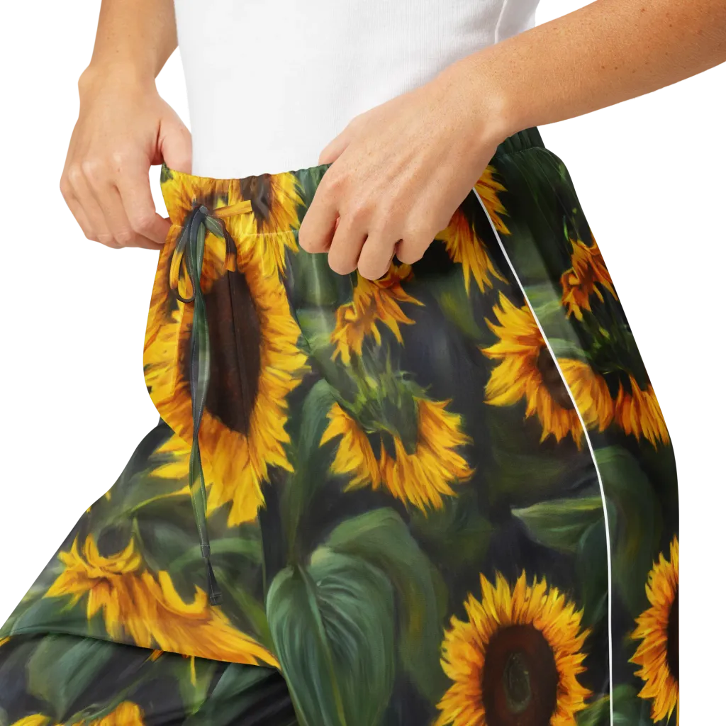 Sunflower Nocturne on Women's Pajama Pants — Product details