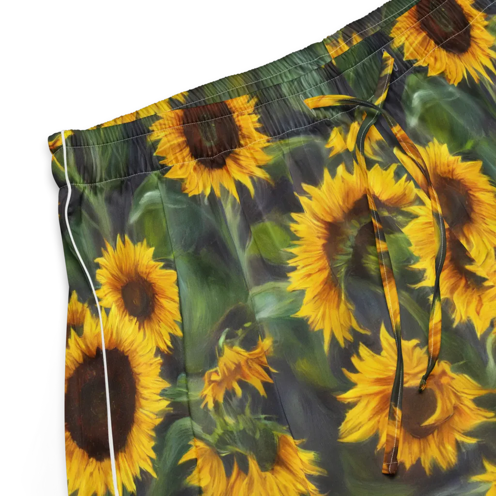 Sunflower Nocturne on Women's Pajama Shorts — Product details