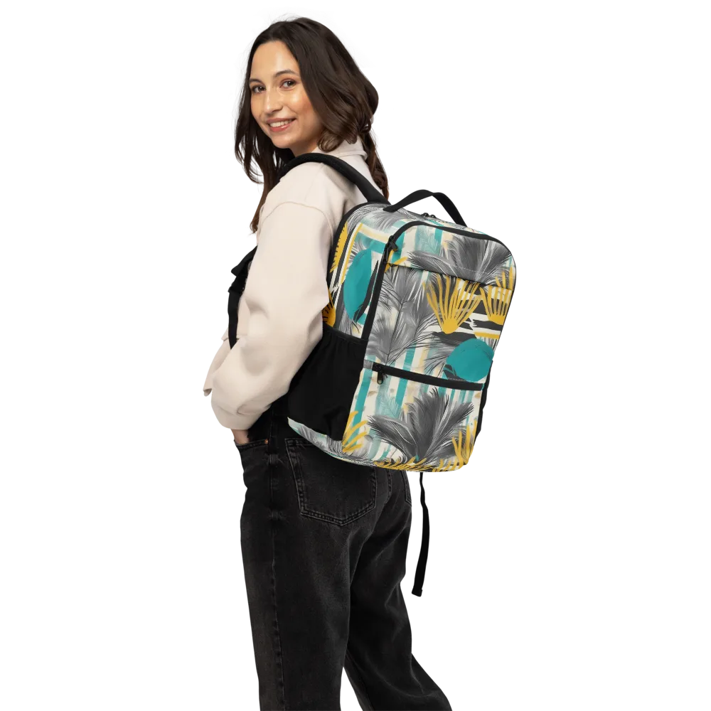 Turmeric Canopy on Utility Backpack — Back
