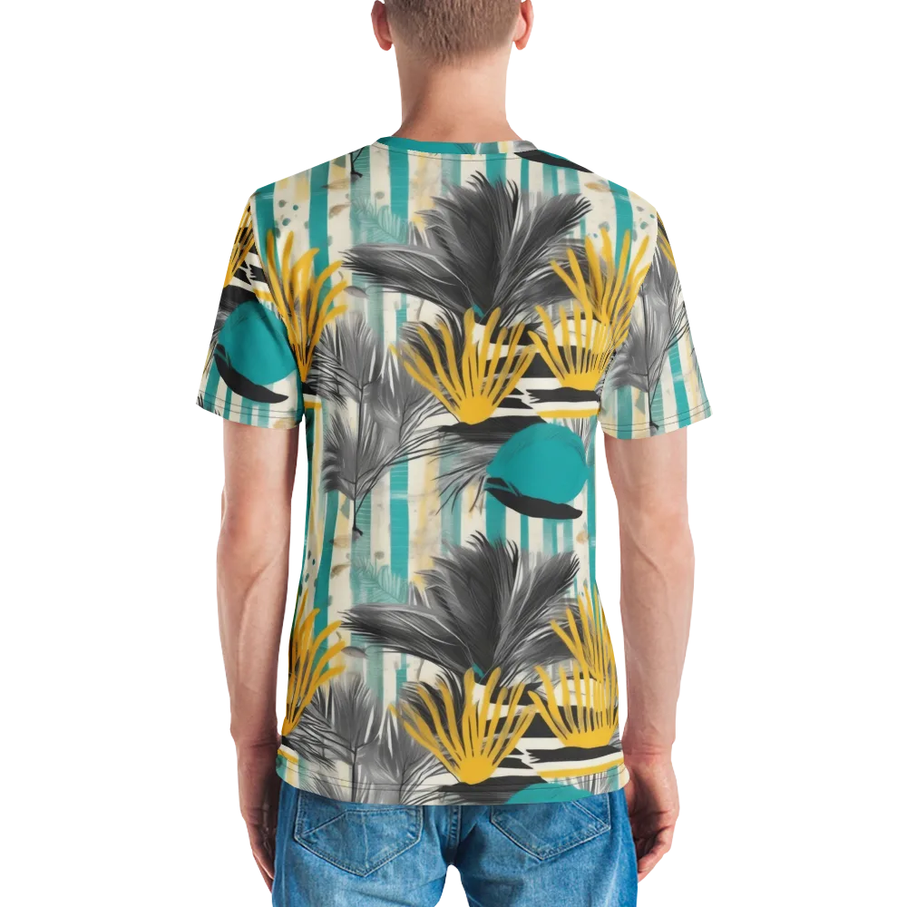 Turmeric Canopy on Men's Crew Neck T-Shirt — Back