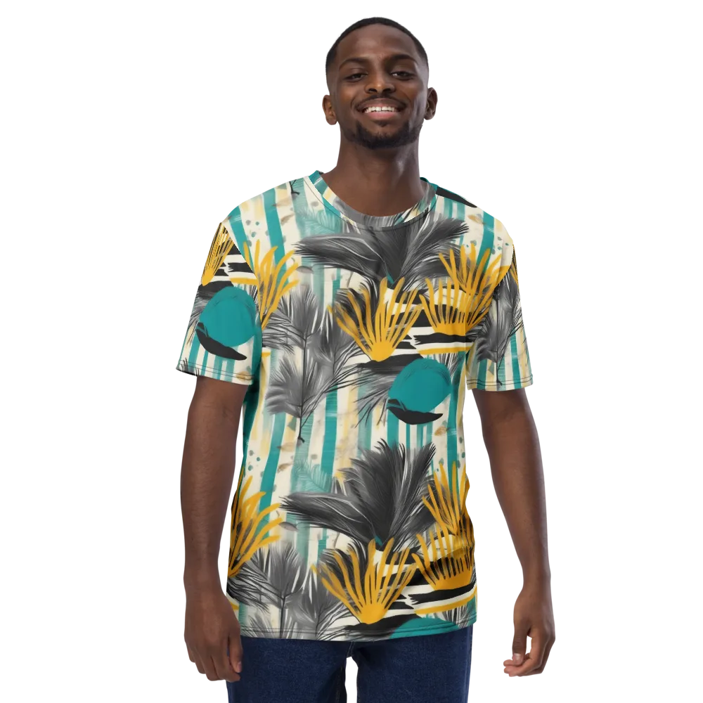 Turmeric Canopy on Men's Crew Neck T-Shirt — Front