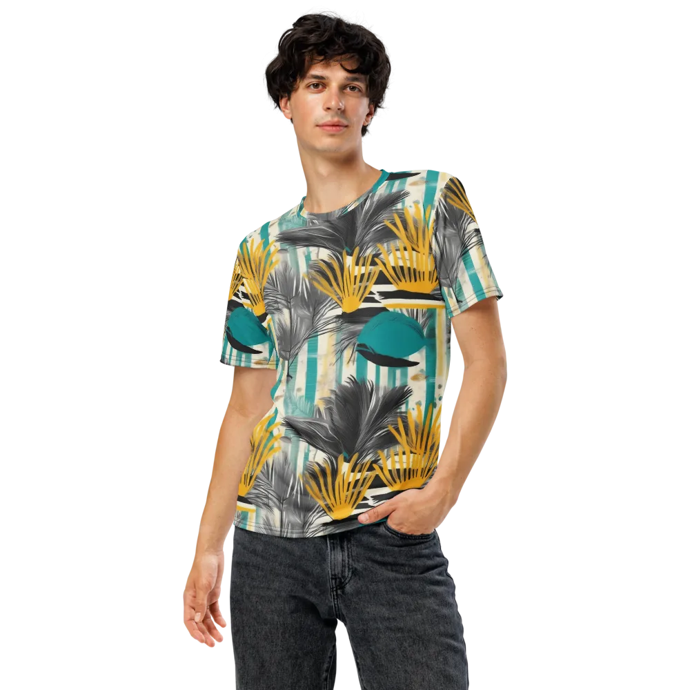 Turmeric Canopy on Men's Crew Neck T-Shirt — Front