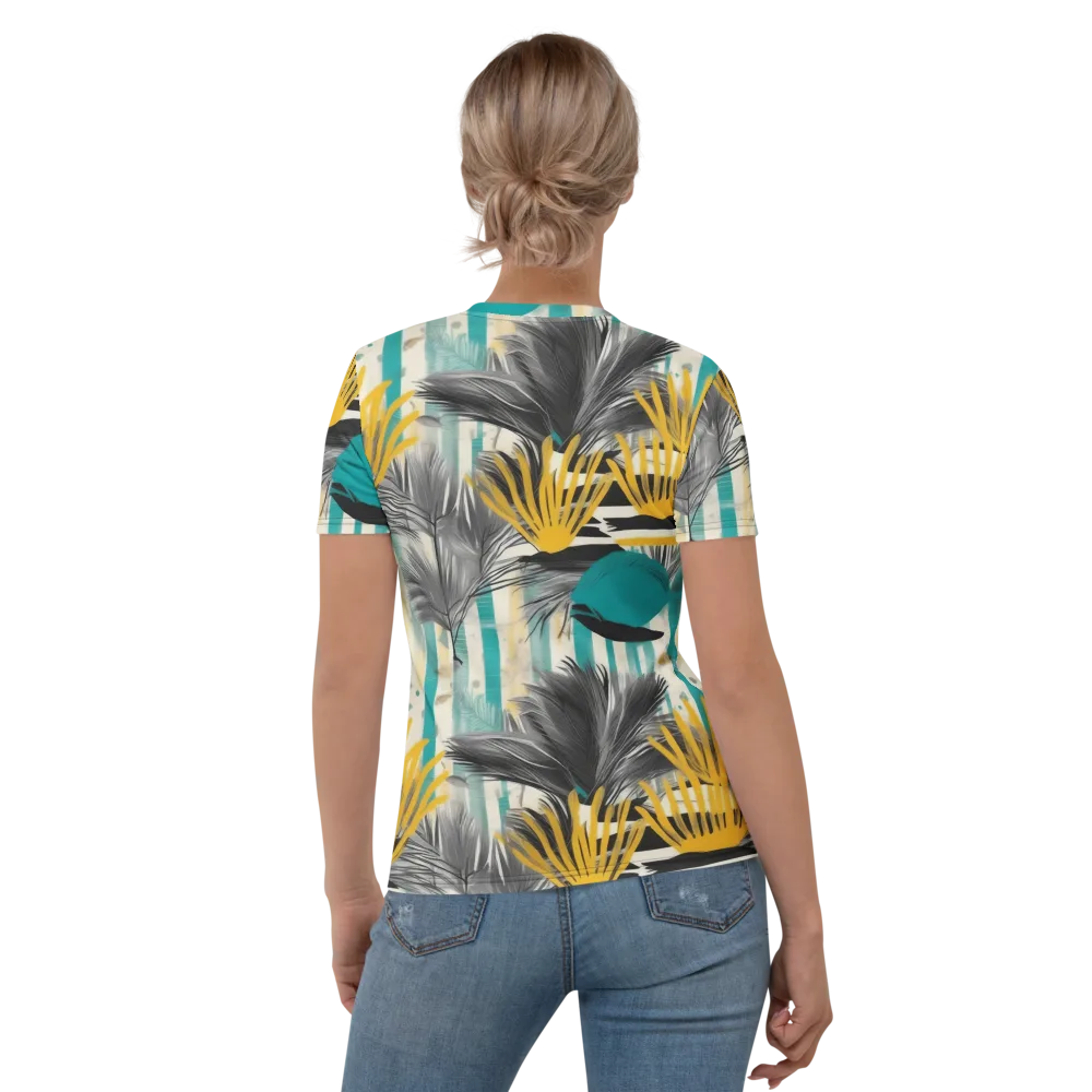 Turmeric Canopy on Women's Crew Neck T-Shirt — Back