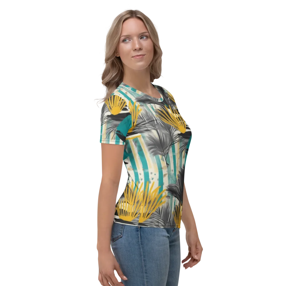 Turmeric Canopy on Women's Crew Neck T-Shirt — Right