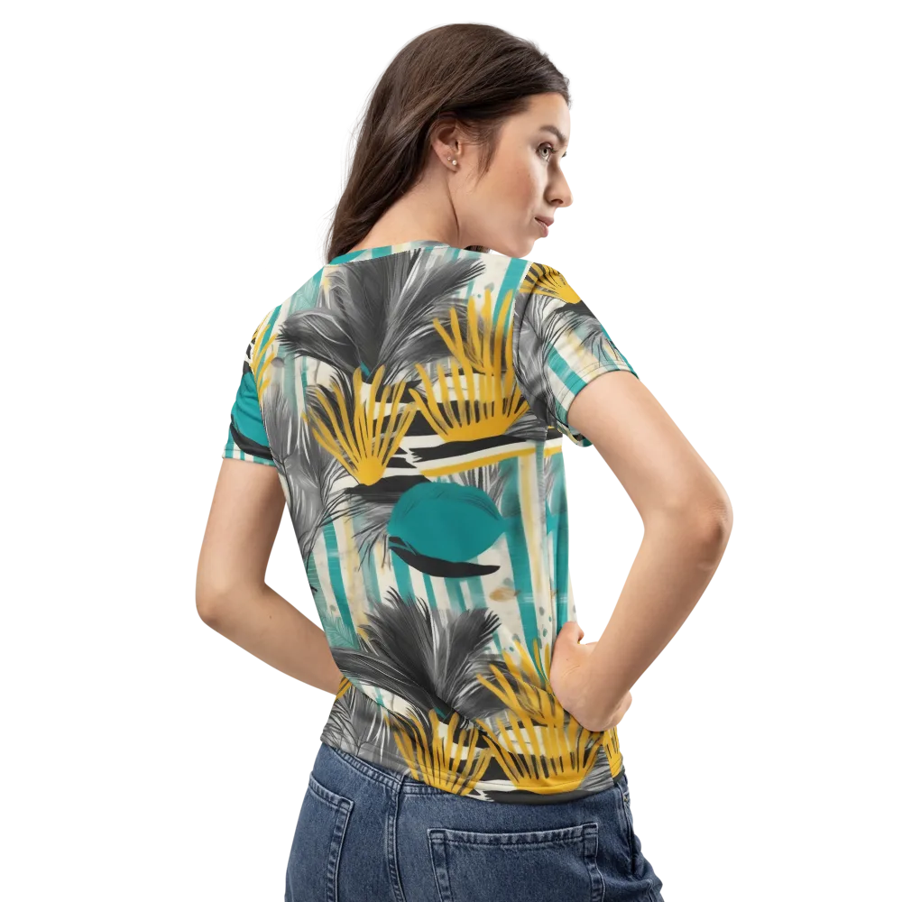 Turmeric Canopy on Women's Crew Neck T-Shirt — Back