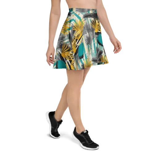 Turmeric Canopy on a Skater Skirt