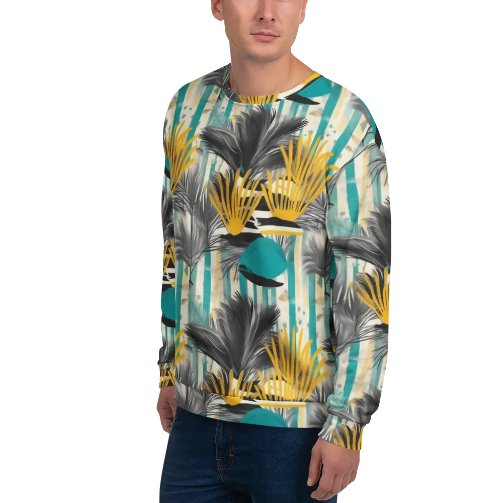 Turmeric Canopy on Sweatshirt — Left Front