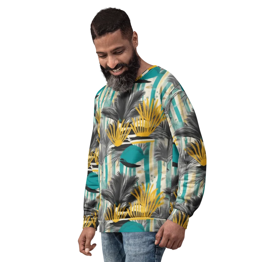 Turmeric Canopy on Sweatshirt — Left Front