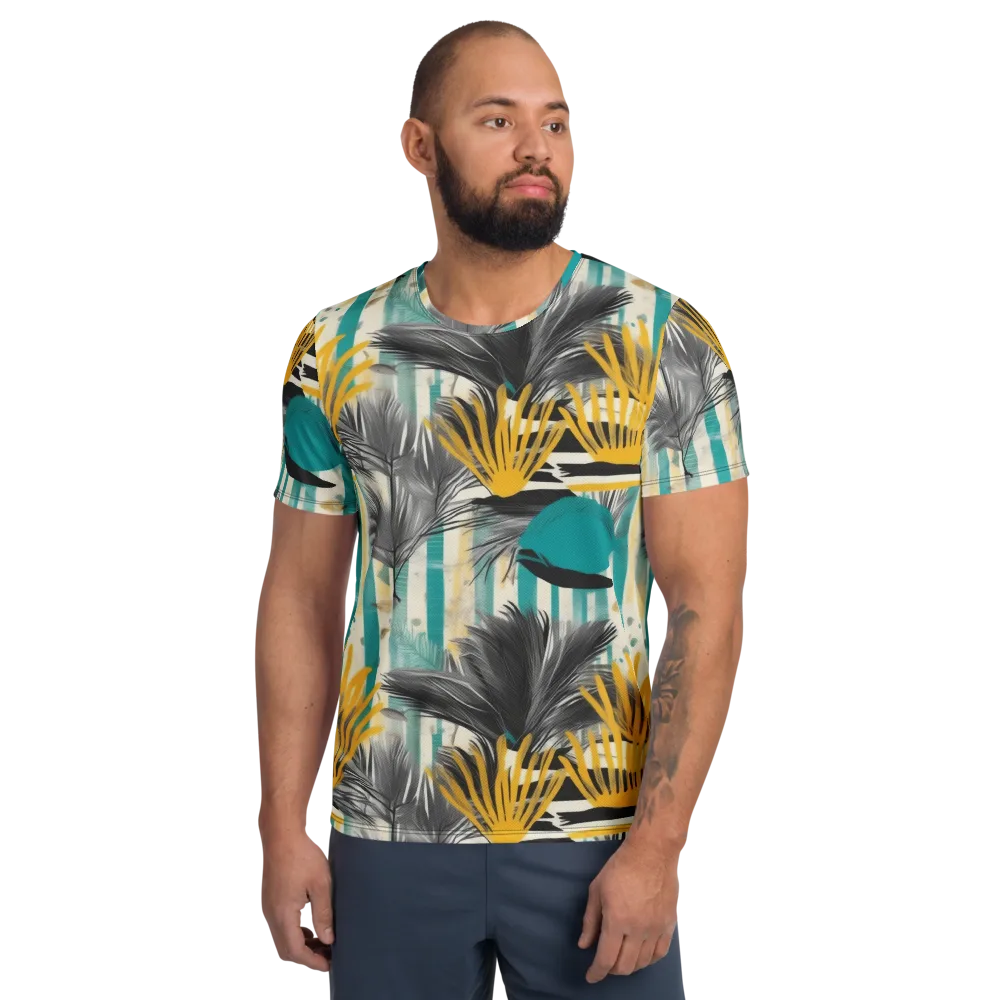 Turmeric Canopy on Men's Athletic T-Shirt — Front