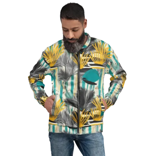 Turmeric Canopy on a Bomber Jacket