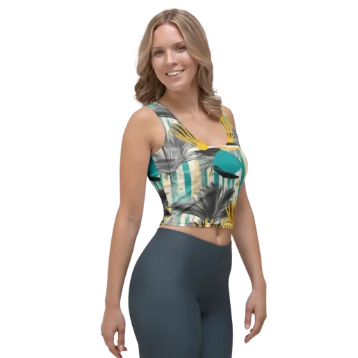 Turmeric Canopy on a Crop Top