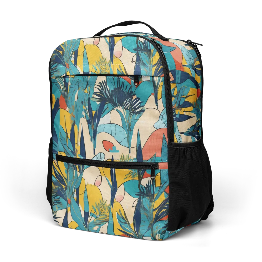 Jungle Schematic on Utility Backpack — Left Front