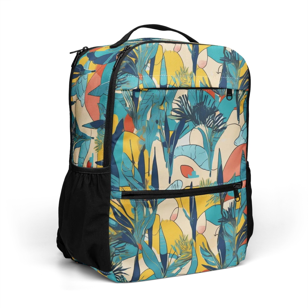 Jungle Schematic on Utility Backpack — Right Front