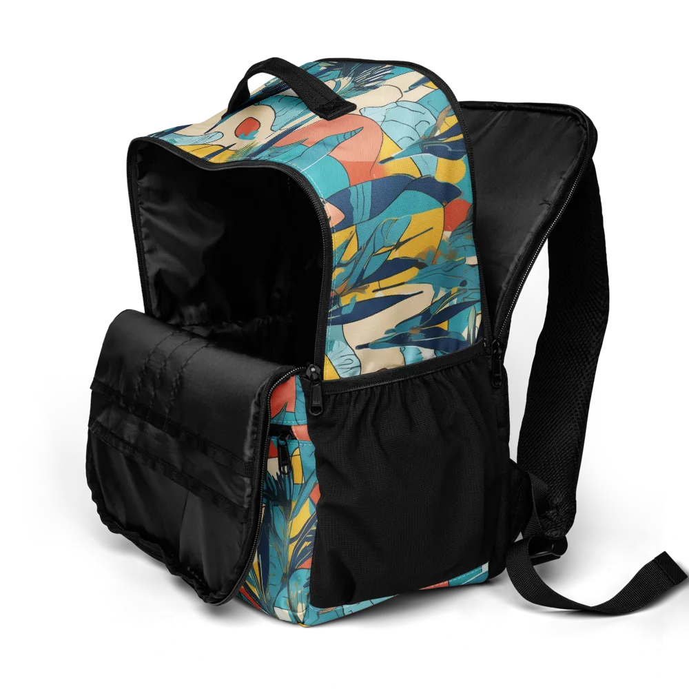 Jungle Schematic on Utility Backpack — Product details 2