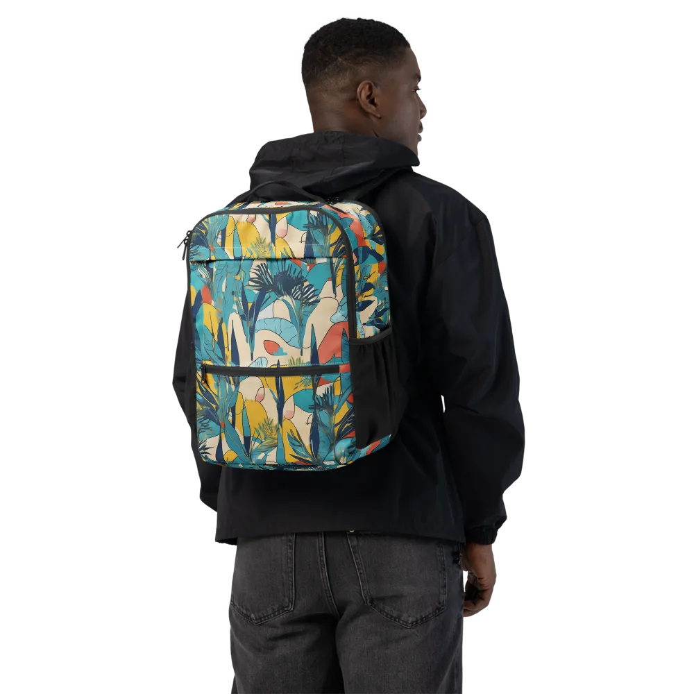 Jungle Schematic on Utility Backpack — Back