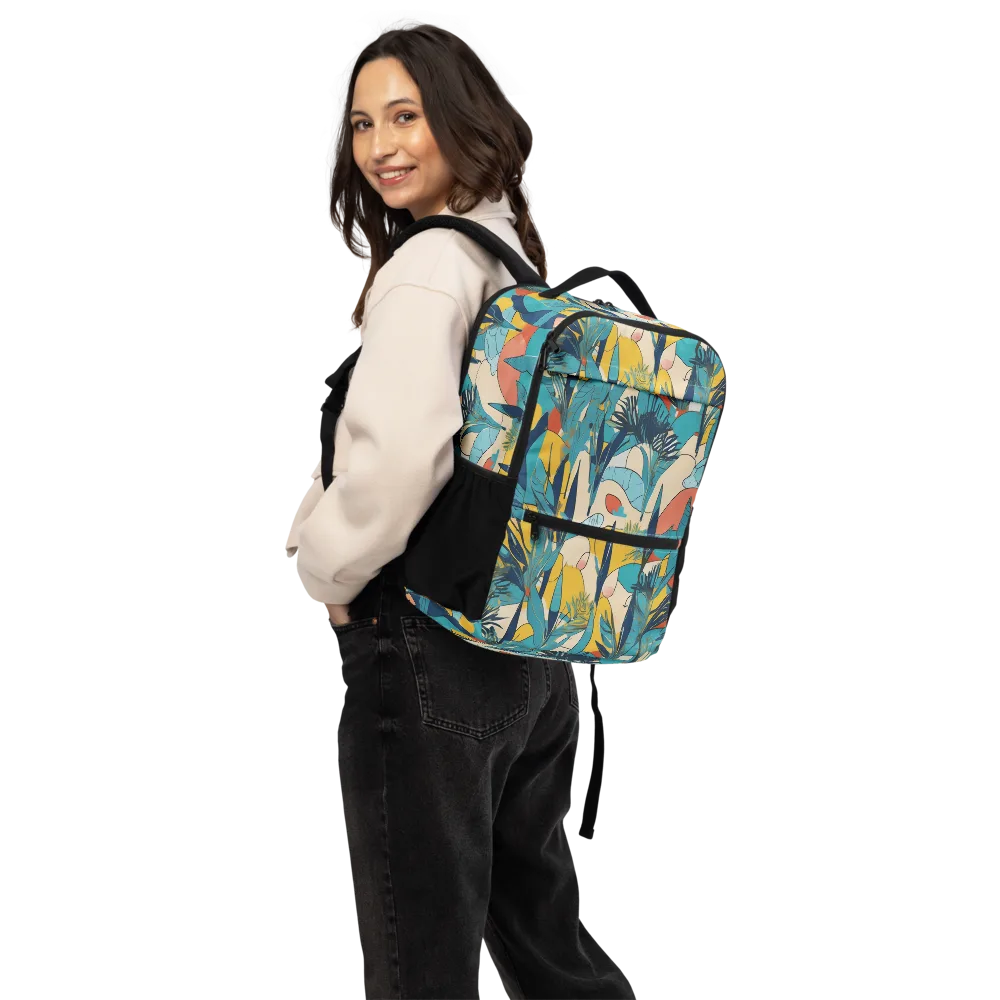 Jungle Schematic on Utility Backpack — Back