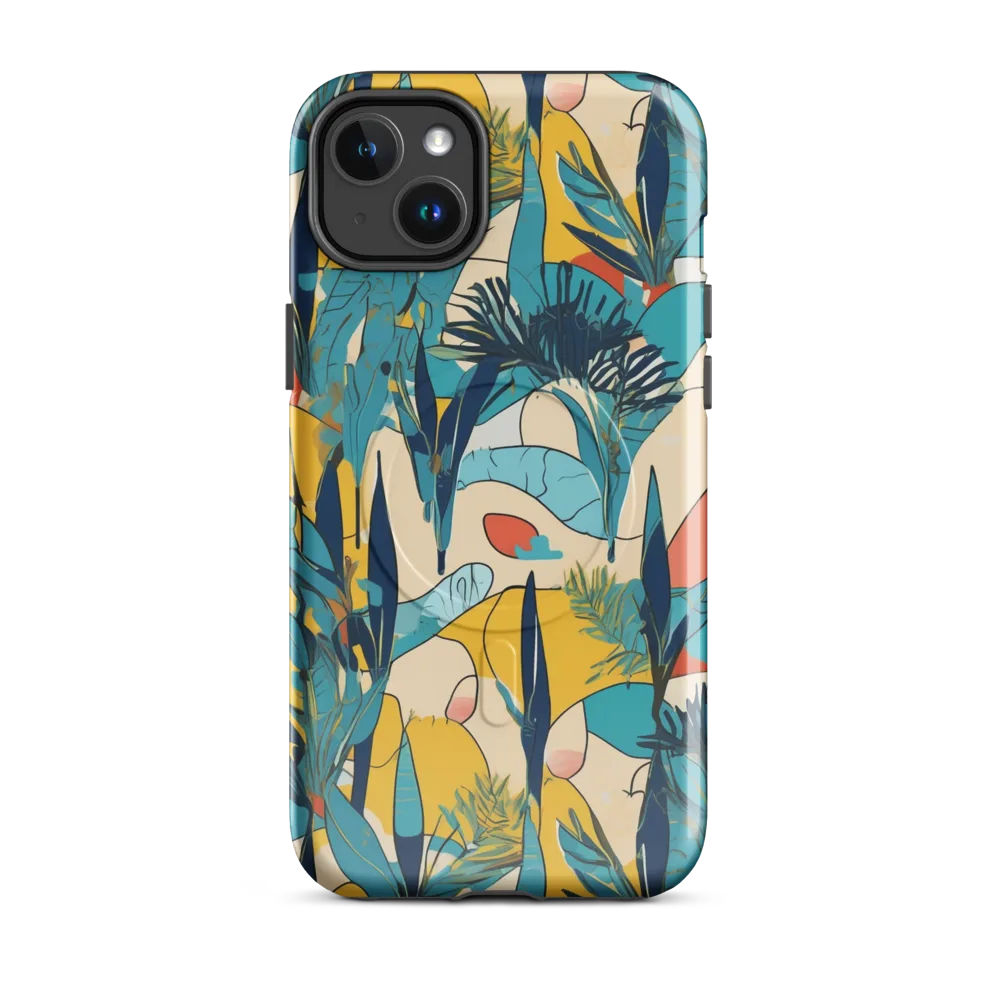 Jungle Schematic on MagSafe Tough Case for iPhone® — Front