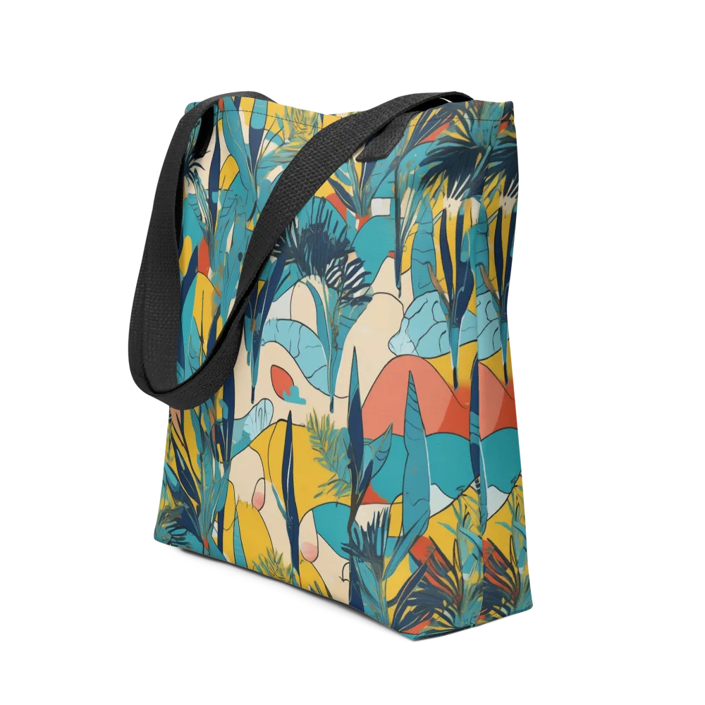 Jungle Schematic on Tote Bag — Front