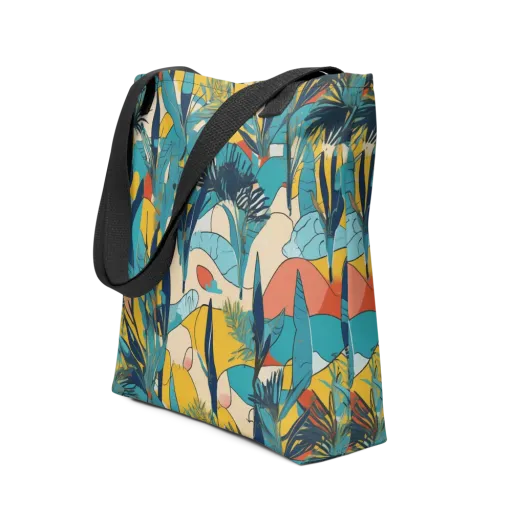 Jungle Schematic on a Tote Bag