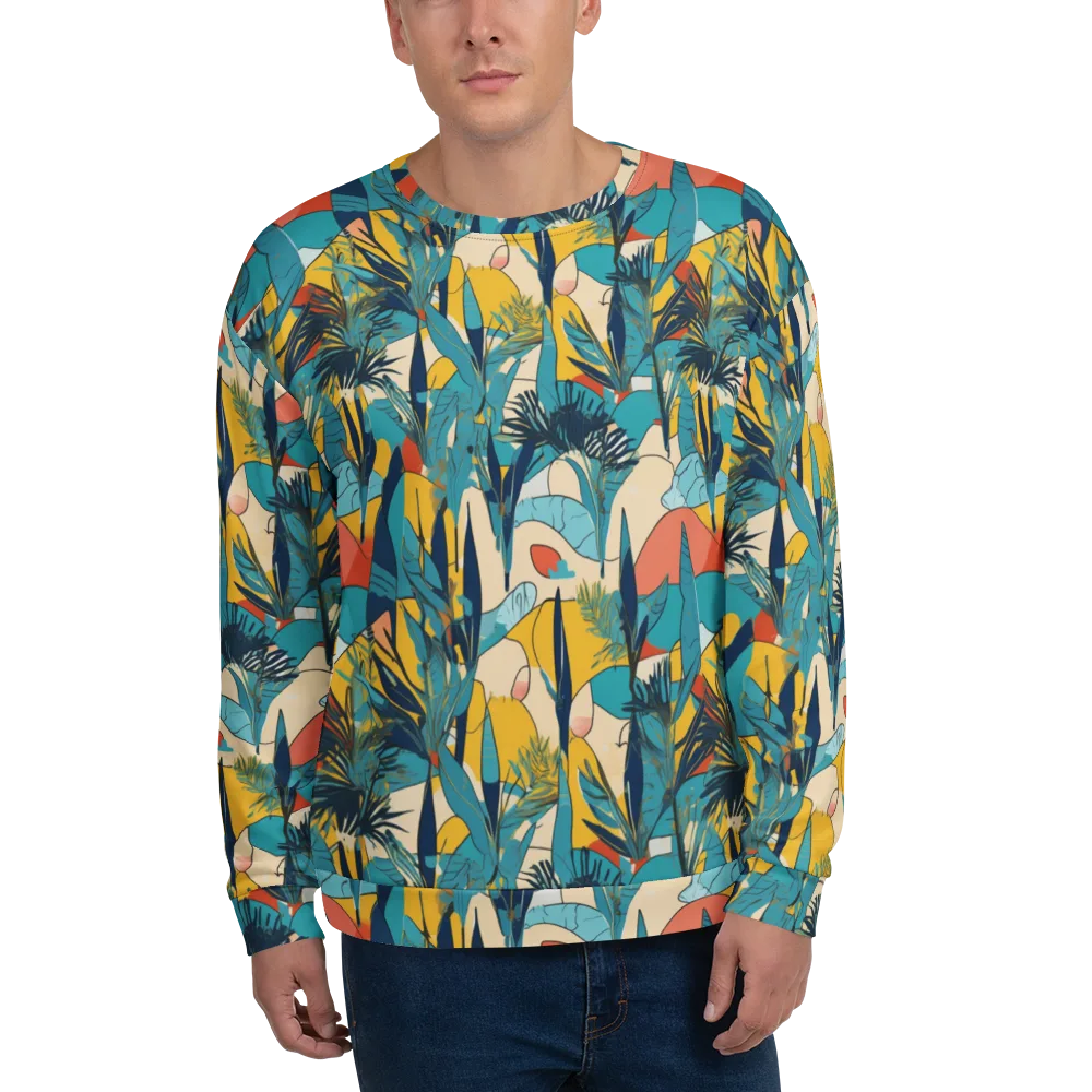 Jungle Schematic on Sweatshirt — Front