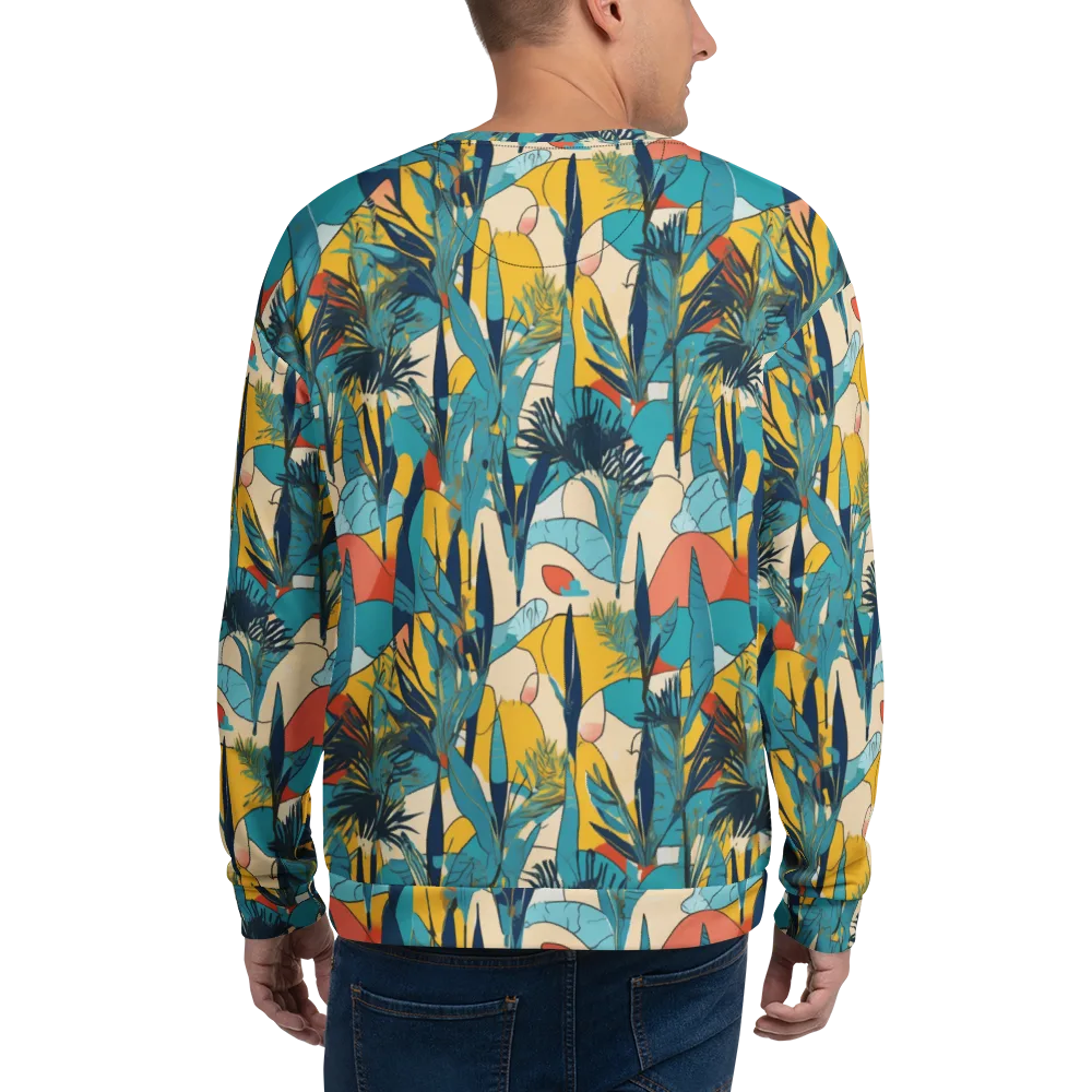 Jungle Schematic on Sweatshirt — Back