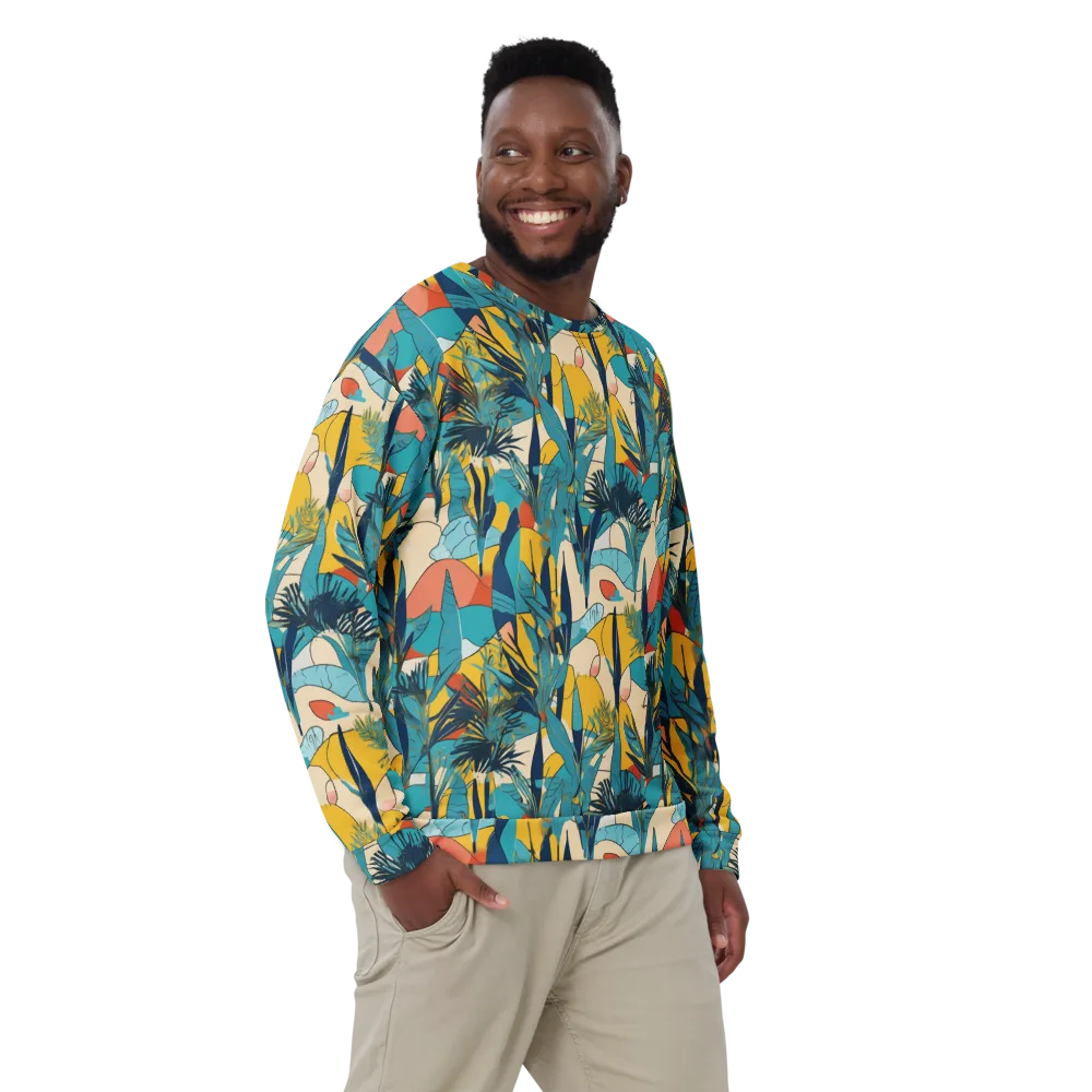 Jungle Schematic on Sweatshirt — Front