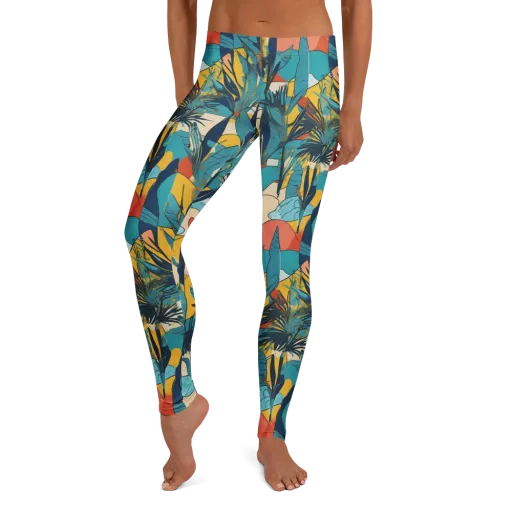 Jungle Schematic on a Leggings