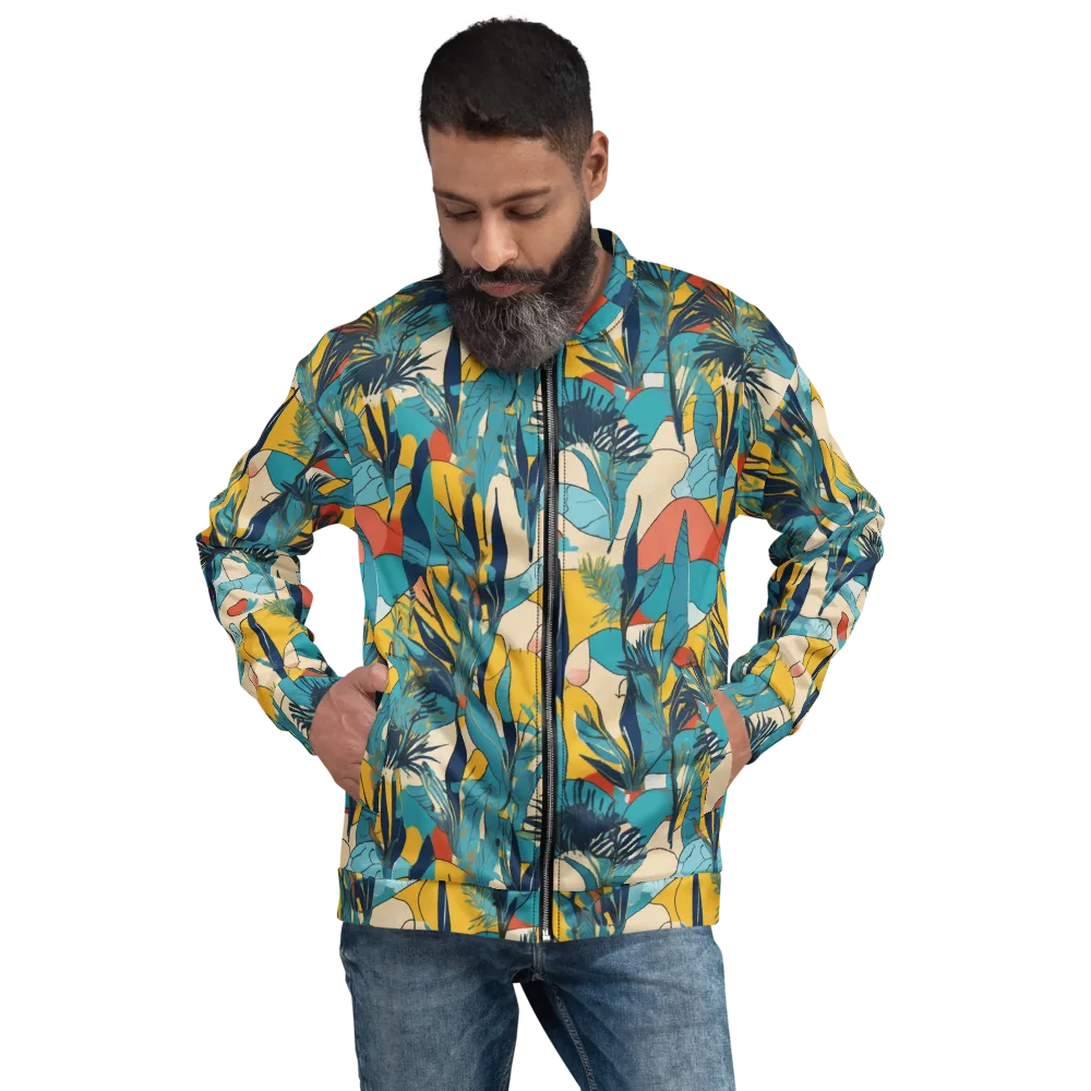 Jungle Schematic on Bomber Jacket — Front