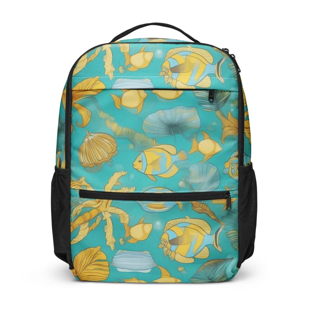 Sunlit Shoals on Utility Backpack — Front