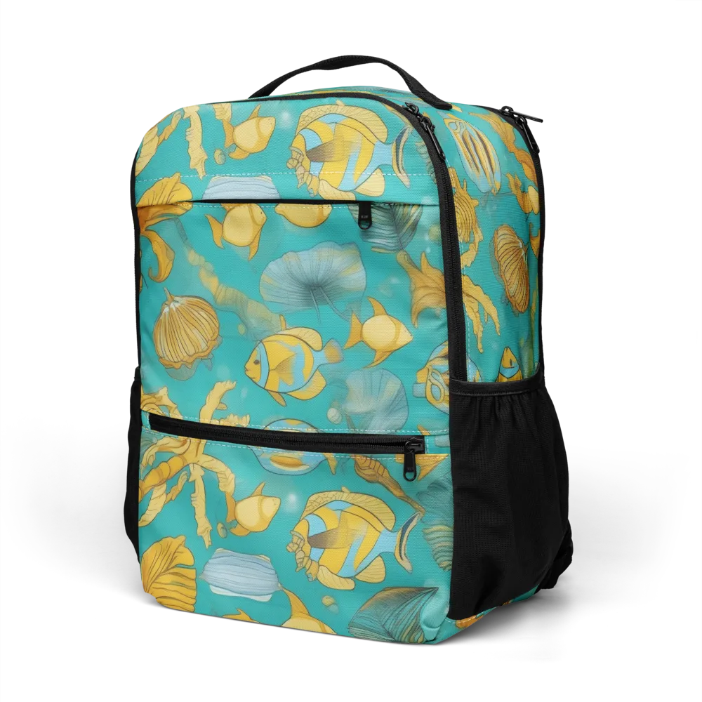 Sunlit Shoals on Utility Backpack — Left Front