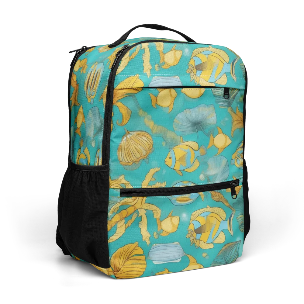 Sunlit Shoals on Utility Backpack — Right Front