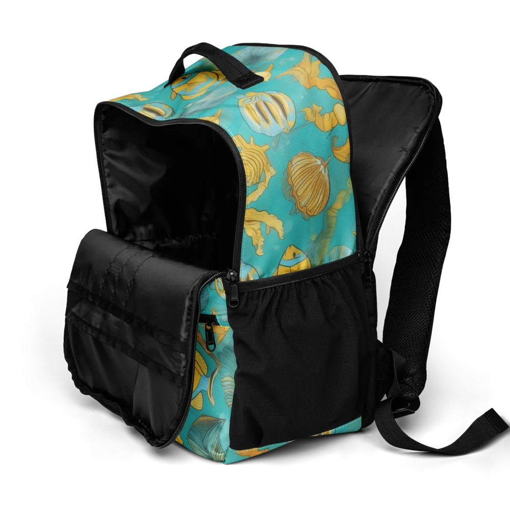 Sunlit Shoals on Utility Backpack — Product details 2