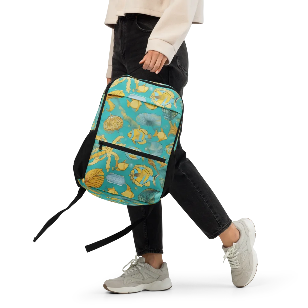 Sunlit Shoals on Utility Backpack — Front